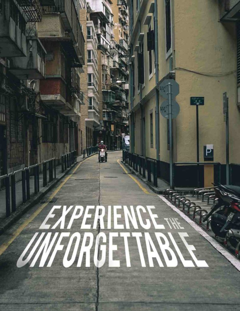 EXPERIENCE THE UNFORGETTABLE 1