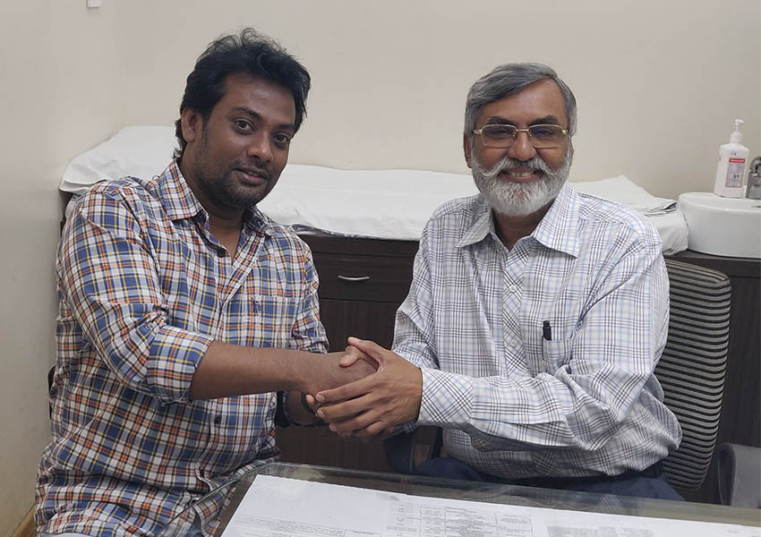 Madhusudhanan Menon, from Thane, with Dr Purvish Parikh madhu@awsindia.co