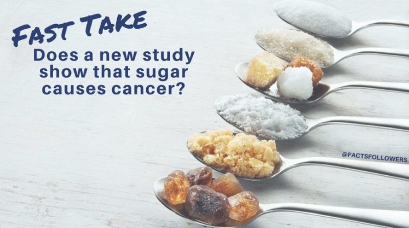 sugar causes cancer